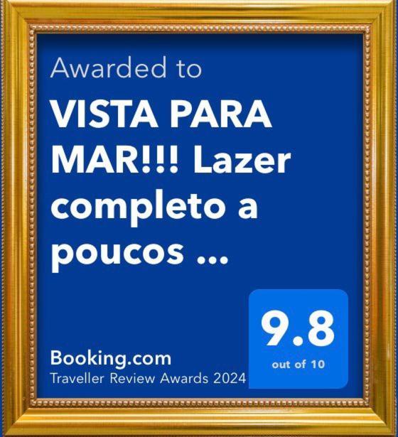 Vista Para Mar!!! Lazer Completo A Poucos Passos Da Praia กัวรูจา ภายนอก รูปภาพ